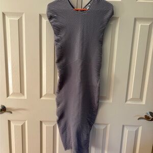 Ronny Kobo Collection Grey Midi Dress